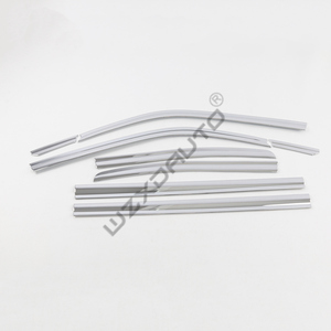 WZXD Side <b>Window</b> Deflectors Car <b>Window</b> Rain Wind Guards Chrome Trim <b>Vent</b> Visor for LAND CRUISER - Product Image 3