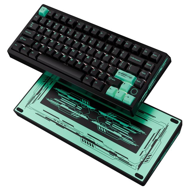 OEM ODM BOOG75 Mechanical Keyboard Prebuilt Custom 75 Wired Gaming Keyboard with Magnetic Hall Sensor Switches Full Aluminum Cas