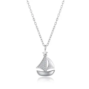 Женское ожерелье из серебра 925 пробы