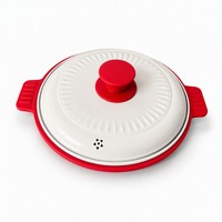 Silikon-Backform Mikrowellen-Grillpfanne mit Deckel Leicht zu Reinigen Antihaft-Backblech für die Küche