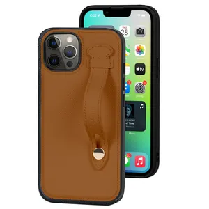 Factory custom leather phone case holder feature is available for iPhone 12 13 14 15 Pro Max phone case wholesale