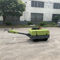 Rouleau vibratoire à double tambour autopropulsé de 0,5 à 0,8 tonne pour le compactage du sol et de l'asphalte