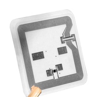 Étiquettes Ntag213 actives 2,4 GHz pour montres, petites, sur métal, autocollants ronds antivol, étiquettes RFID pour blanchisserie, autocollants NFC personnalisables et emballables