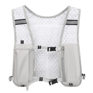 Chaleco de Hidratación Deportivo de Poliéster para Correr, Maratón, Senderismo, Color Negro, Gris, Azul, Verde, para Hombre - Product Image 5