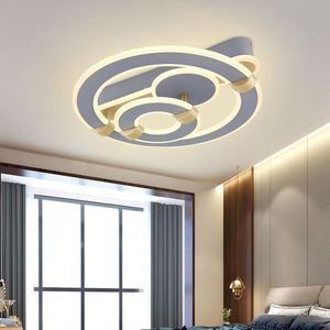 Plafonnier LED moderne et créatif à haute luminosité personnalisable en usine pour la salle à manger, le couloir, le salon, la source d'alimentation CA - Product Image 4