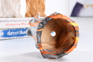 Vasi da <span class=keywords><strong>fiori</strong></span> in ceramica per interni Vasi da 4.35 pollici succulenti per fioriera piccoli vasi in ceramica per <span class=keywords><strong>Cactus</strong></span> Set 4 Pack albero ceppo succulento - Product Image 5