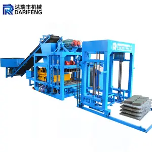 widely used foam concrete block making machine Full Automatic QT4-25 concrete block machine for sale in miami