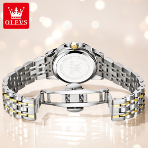 OLEVS 9931 oem femmes montres de luxe étanche <span class=keywords><strong>montre</strong></span>-bracelet mode hommes Sport Date homme chronographe <span class=keywords><strong>montre</strong></span> à quartz pour <span class=keywords><strong>femme</strong></span> - Product Image 4