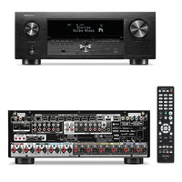 Amplificateur Home Cinéma DENON AVR-X4800H Professionnel Dolby Atmos 9.1 canaux 8K / Amplificateur Son Surround pour Salon