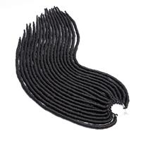 Dreadlocks synthétiques tissées au crochet, Extensions de cheveux, bon marché, 20 pièces