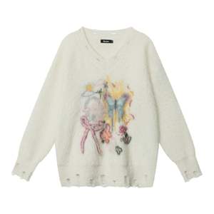 Suéter de Moda para Hombre, Otoño, Tejido, Transpirable, con Logotipo Frontal, Cómodo, Cálido, 100% Algodón - Product Image 3