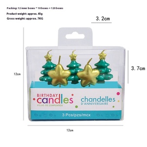 Velas Aromáticas Personalizadas Hechas a Mano StarKey para Navidad, Cumpleaños y Fiestas Infantiles, con Forma de Estrella Dorada, Ecológicas, de Cera de Parafina, 5ml, 5 Mechas - Product Image 5