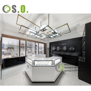 Kiosco de exhibición de joyería al por menor a la venta Diseño de quiosco de escaparate de centro comercial de joyería - Product Image 1