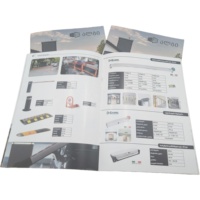 Service d'impression personnalisé professionnel Catalogue Fabricants Colorful Food Menu Produit Société Catalogue Brochure Impression