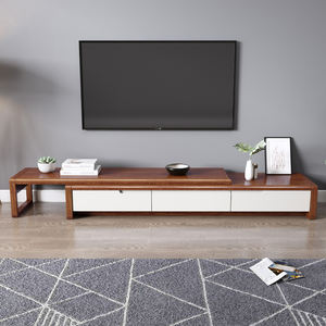 Armoire de table en bois blanc massif bon marché pour le salon, la chambre à coucher ou les meubles de bureau - Product Image 2