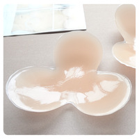 Autocollant invisible en silicone sans couture en forme de fleur sexy pour mariage, autocollant pour mamelons, petite poitrine, respirant, fin, cache-mamelons