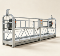 Plateforme suspendue de construction ZLP630, ensemble complet avec système de suspension et accessoires de fixation pour parapet