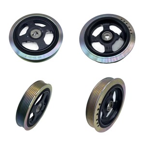 พูลเลย์สายพานวี 23124-2B000 ร่องเดี่ยวเหล็ก สำหรับรถยนต์ฮุนได เกีย - Product Image 4