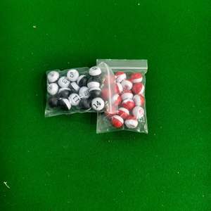 Jeu de dés de billard en plastique, accessoire portable pour jeux de billard ZY 060 - Product Image 2