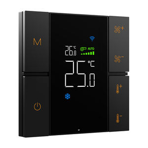 Termostato inteligente estándar del Reino Unido RS485 <span class=keywords><strong>Panel</strong></span> de interruptor de termostato de habitación Digital LED para el <span class=keywords><strong>control</strong></span> del hotel Calefacción de refrigeración 12V-24V DC - Product Image 2