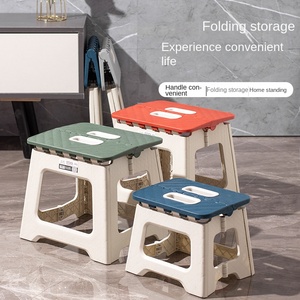 Tabouret pliant moderne en plastique léger pour enfants, idéal pour la maternelle, la maison, la chambre et le changement <span class=keywords><strong>de</strong></span> chaussures au quotidien - Product Image 2