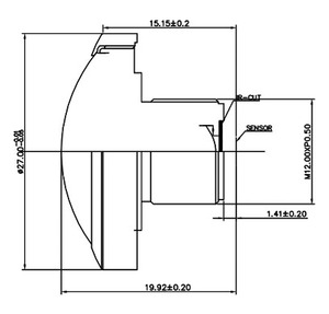 Ống kính mắt cá góc lớn ống kính 2.10 f ống kính máy ảnh toàn cảnh - Product Image 6