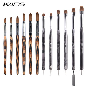 KADS Kolinsky – Ensemble de pinceaux à ongles en acrylique 100 % sable, série de pinceaux pour extension de poudre acrylique, stylo cristal, outil de manucure professionnel - Product Image 2