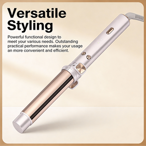 <span class=keywords><strong>Pro</strong></span> Max Beauty - Fer à friser professionnel en céramique - Affichage de la température LCD - Rotation automatique - Chauffage rapide en 45 secondes - Arrêt automatique - 32 mm - Product Image 4