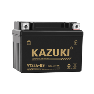 Batería de Motocicleta de Plomo-Ácido <span class=keywords><strong>KAZUKI</strong></span> YTX4A-BS, Libre de Mantenimiento, 12V4ah, Garantía de Un Año - Product Image 3