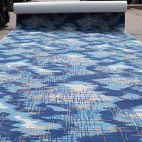 Moquette murale en polyester écologique de 700 g/m², moquette bouclée pleine longueur pour hôtel cinq étoiles, bureau commercial