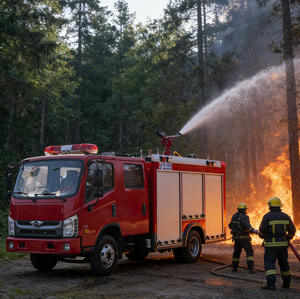 Vente directe usine : <span class=keywords><strong>Camion</strong></span> <span class=keywords><strong>de</strong></span> pompiers avec réservoir d'eau <span class=keywords><strong>de</strong></span> 2000L/3000L – Caractéristiques clés : Extinction d'incendie efficace - Product Image 4