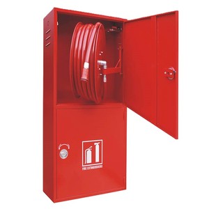 Gabinete de Mangueras Contra Incendios de Acero Rojo Montado en la Pared con Espuma a Base de Agua para Incendios Clase A, B y E, Uso Residencial y de Oficina - Product Image 2