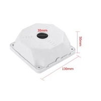 Boîte de jonction ronde en plastique pour montage au plafond pour caméra dôme et caméra de surveillance, boîte de jonction étanche pour caméra de sécurité