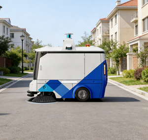 เครื่องกวาดถนนอัจฉริยะอเนกประสงค์ขนาดเล็ก AOMAN พร้อมมอเตอร์ปั๊มเกียร์ ระบบตรวจจับสภาพแวดล้อม และระบบดูดฝุ่นอัตโนมัติ - Product Image 2