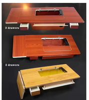 JUKKY JA - Machine à coudre multifonctionnelle professionnelle et domestique - Support et table pour machine à coudre avec 3 tiroirs - Usage domestique