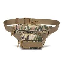 Sac banane tactique antivol d'extérieur MOLLE EDC en polyester pour hommes et femmes