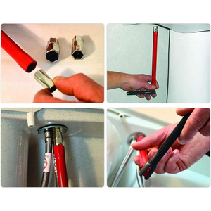 Plombier manuel outil robinet réparation 8-14mm clé à douille robinet clé ensemble support robinet clé robinet clé outil d'installation du robinet - Product Image 6