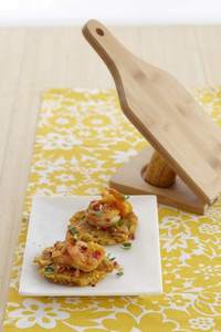 Pequeno ferramenta de cozinha dobrável, pequeno de bambu tradicional tostonera/masher de plantar 1/6 - Product Image 2