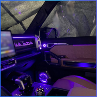 Éclairage d'ambiance intérieur de voiture TMPRO pour Jetour Traveler/Shanhai T2 2023-2025 – Lampe d'atmosphère LED RGB avec solution de modification de ligne LIN
