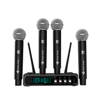 Microphone professionnel GAW-k44 sans fil Vhf Microphone portable pour les représentations scéniques Ktv à domicile