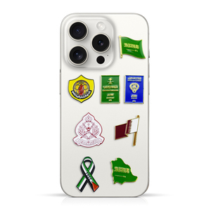Metal Craft <span class=keywords><strong>DIY</strong></span> Personalizado Macio Esmalte Broche Uae Saudi Lapel Pin Com Adesivo Voltar - Product Image 1
