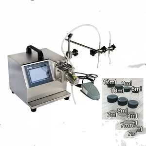 เครื่องบรรจุน้ำแบบกึ่งอัตโนมัติแบบตั้งโต๊ะ ใช้ไฟฟ้า หัวเดียว สำหรับบรรจุของเหลว น้ำหอม น้ำมันหอมระเหย ลงในขวด - Product Image 2