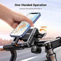 UGREEN Support de téléphone pour vélo 1S Quick Lock Support de téléphone pour vélo de moto Support de téléphone pour vélo Guidon réglable