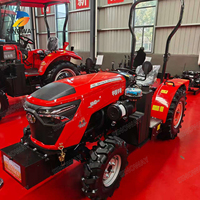Tracteur chinois 90 ch 4 roues motrices, prix du tracteur Mahindra, mini chargeur compact à direction assistée, tracteur 4 roues motrices au Kenya
