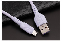 Câble de données USB-C / USB / Micro-USB en silicone à charge rapide, protection intégrée, vente en gros d'usine pour iPhone
