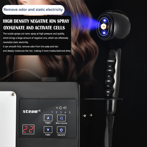 R Nano Mist Cheveux Soins Vapeur Machine Salon De Coiffure Vapeur Pistolet Bleu Lumière Négative <span class=keywords><strong>Ion</strong></span> Micro Brume Machine Nano Pistolet À Vapeur - Product Image 4