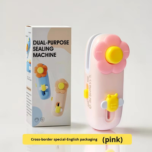 Nouvel appareil de scellage de collations domestique semi-automatique, écologique, en plastique, rechargeable par mini USB, économe en énergie, avec garantie d'un an - Product Image 6