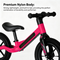 Nylon 12 pouces avec lumières et musique vélo d'équilibre pour enfants pneu en caoutchouc gonflable pour enfants manufacture chinoise