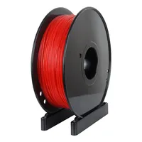 3DSWAY Rak Penyimpanan Filamen Printer 3D, Penyangga Spool yang Dapat Disesuaikan, Rak untuk Bahan Habis Pakai PLA ABS 1kg, Tempat Penyimpanan Material, Baki Pengunci
