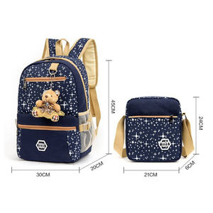 Custom Women Travel Schoolbag Set Rucksack Teenage Kids Girls School <b>Backpack</b> Bags - Product Image 5